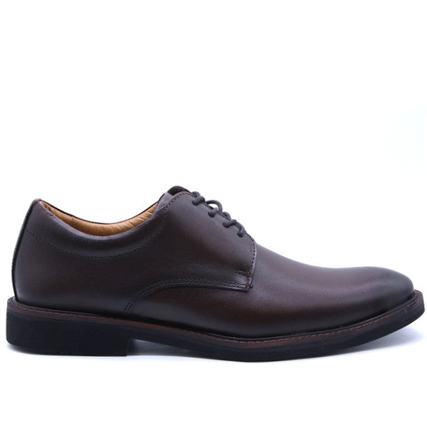 B Premium Brown Derby Lace-Ups
