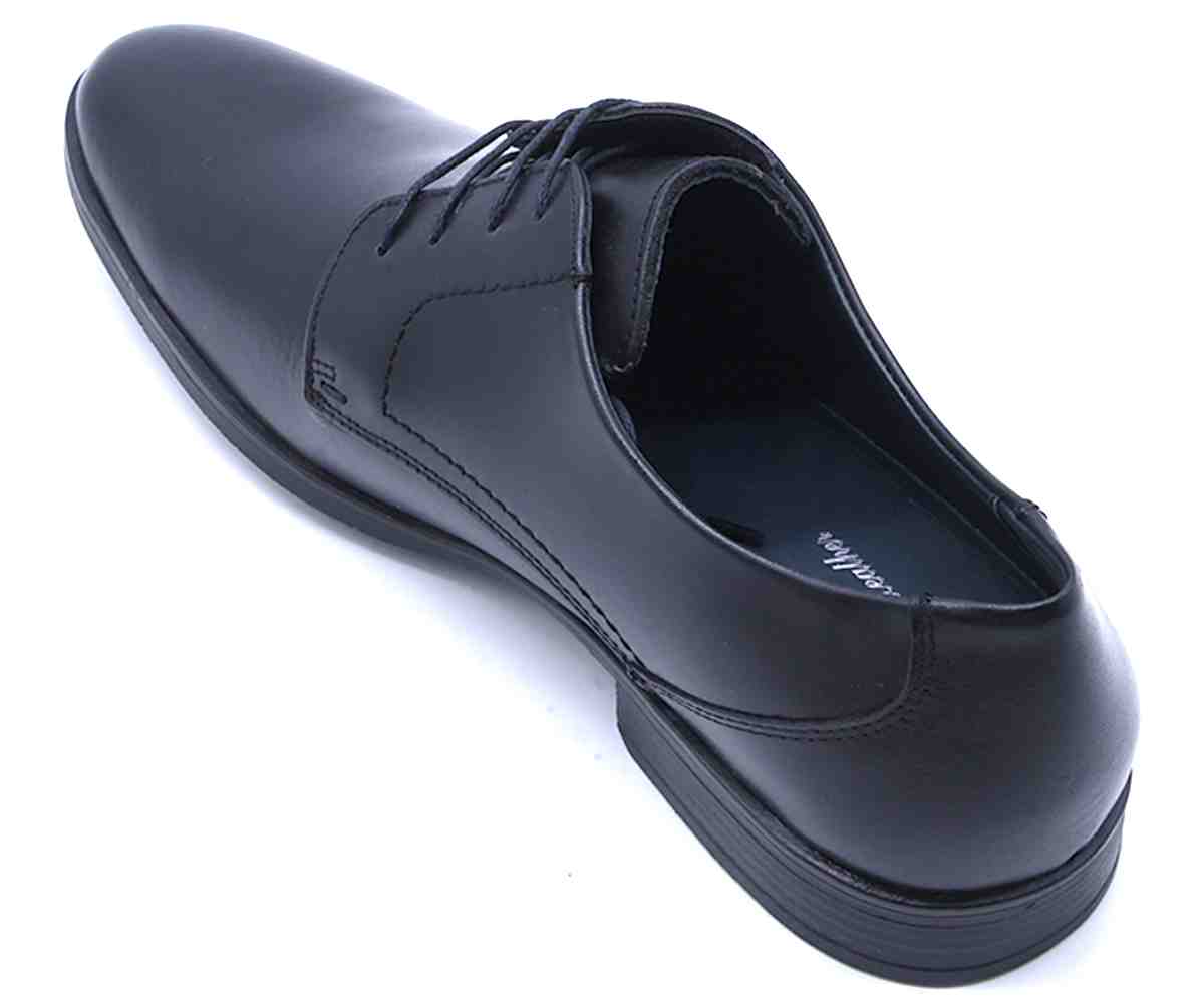 B Premium Black Derby Lace-Ups