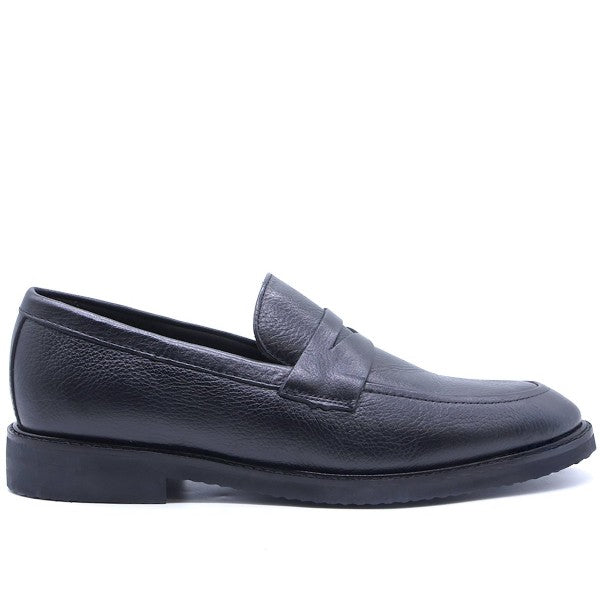 B Premium Black Penny Loafer