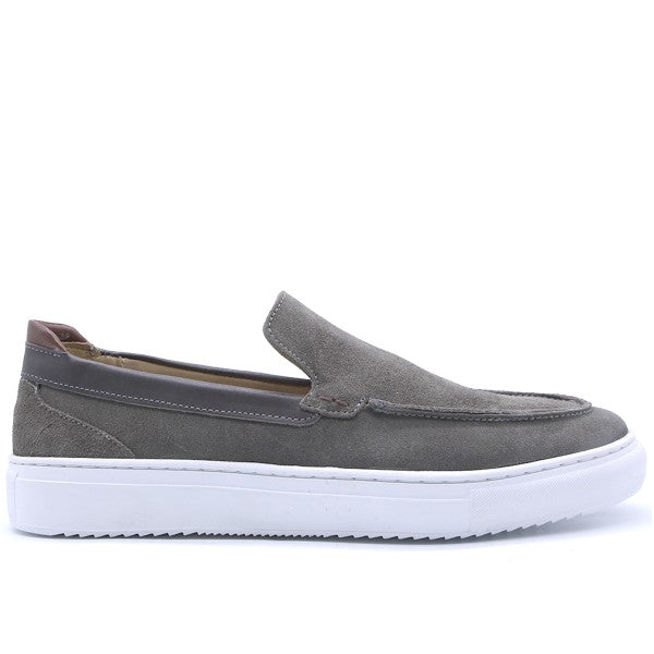 B Premium Stone Grey Slip-Ons