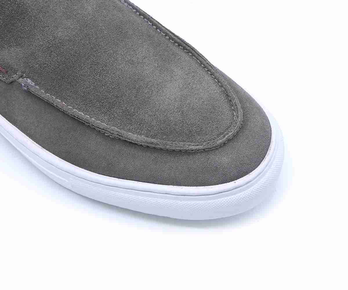 B Premium Stone Grey Slip-Ons
