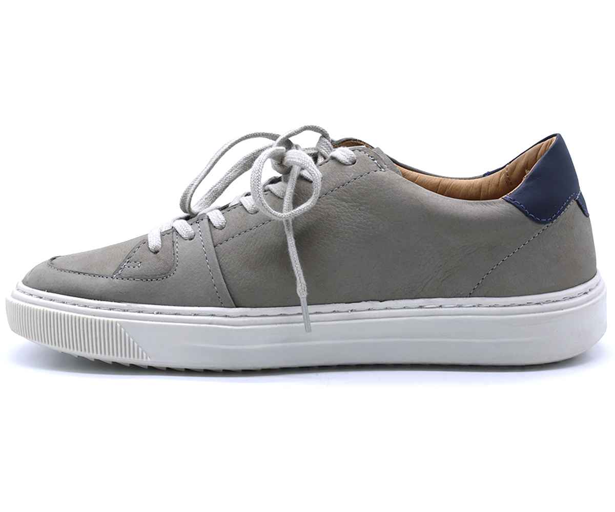 B Premium Grey Lace-Ups