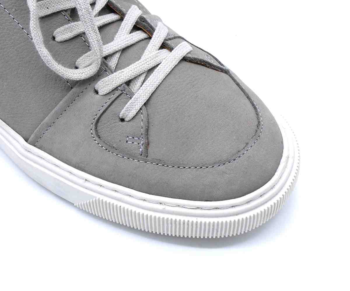 B Premium Grey Lace-Ups