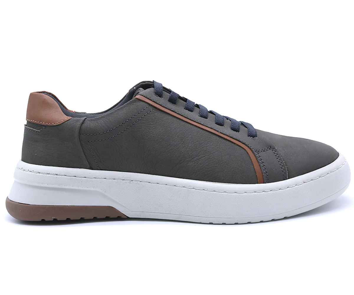 B Premium D. Grey Contrast Lace-Ups