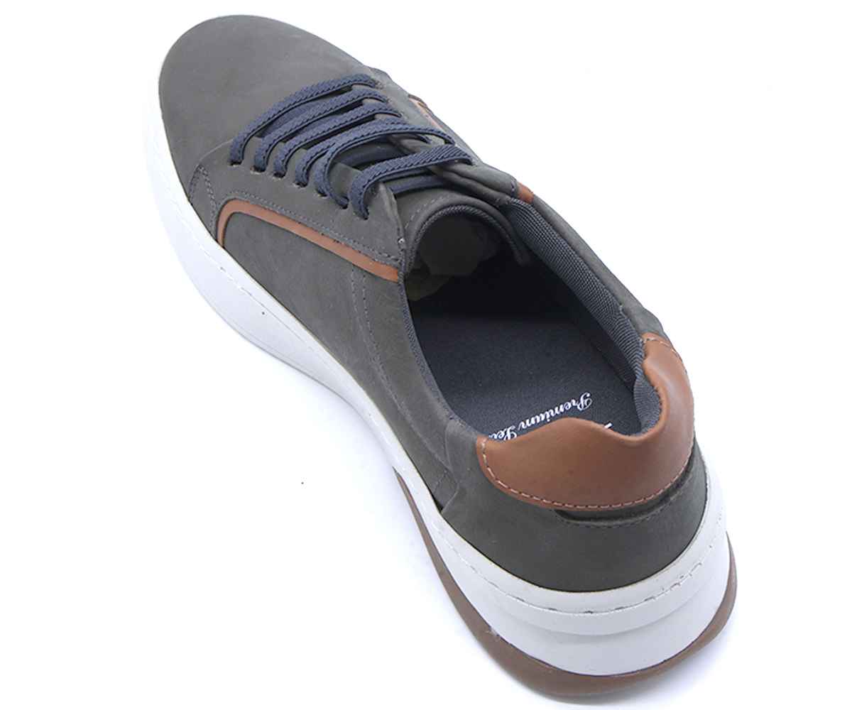 B Premium D. Grey Contrast Lace-Ups