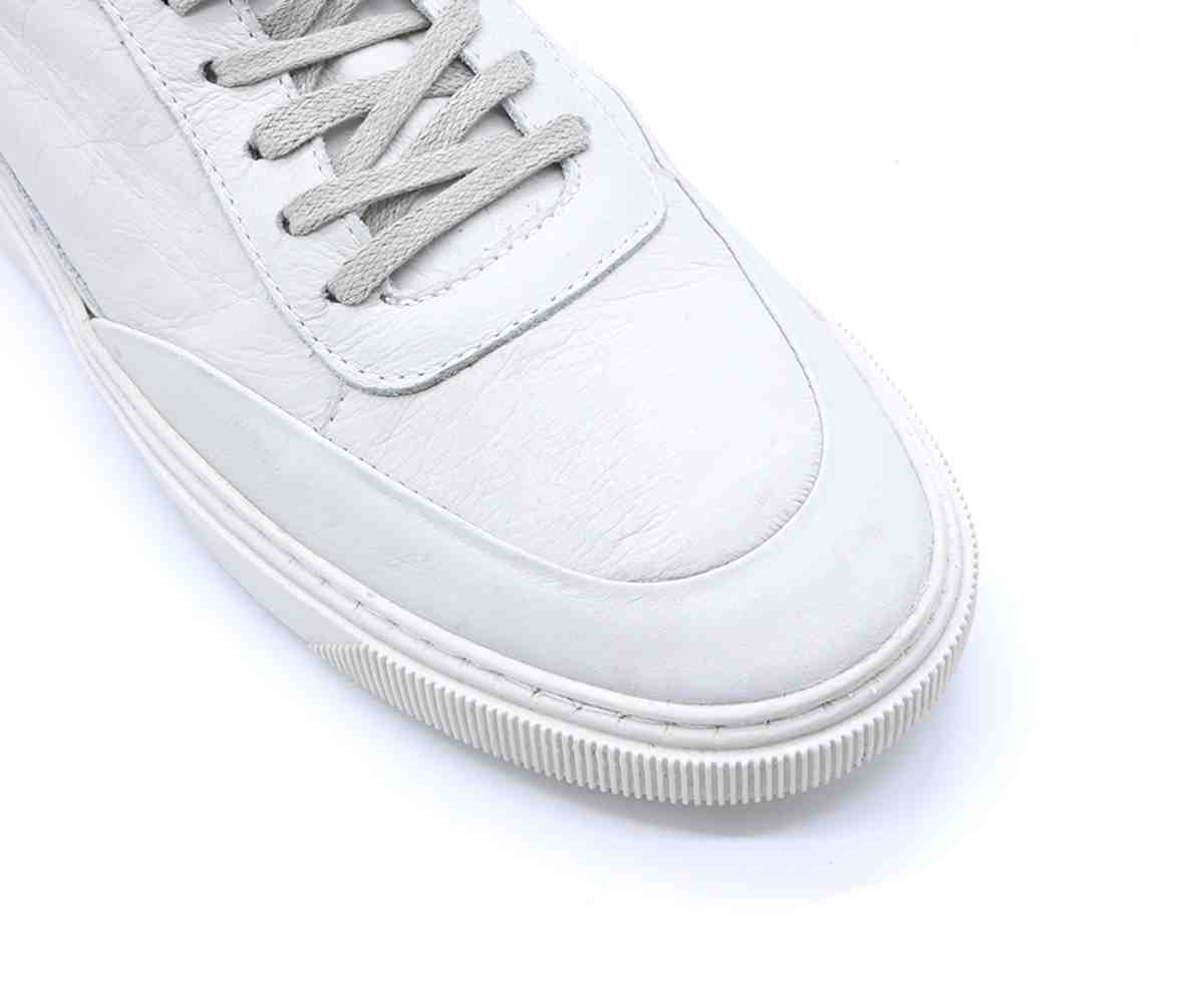 B Premium Off-White Lace-Ups
