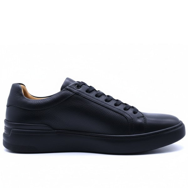 B Premium Mono Black Lace-Ups