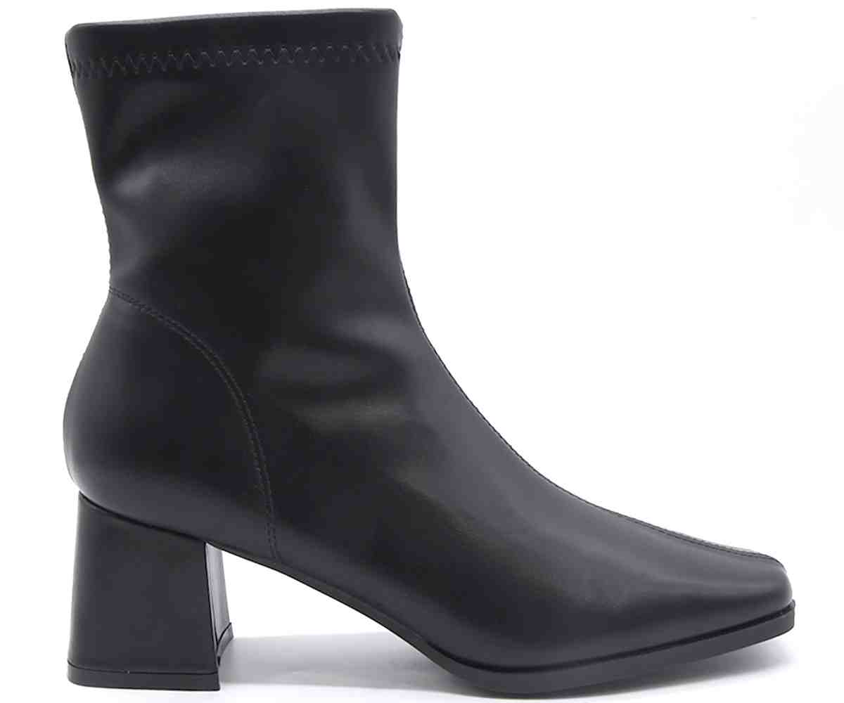 Black Stretch Booties