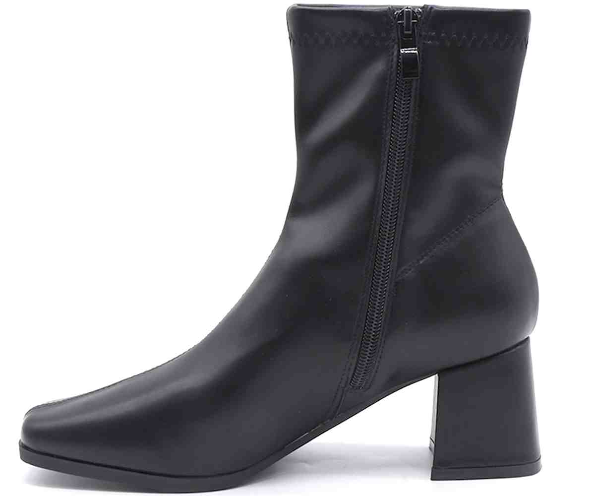 Black Stretch Booties