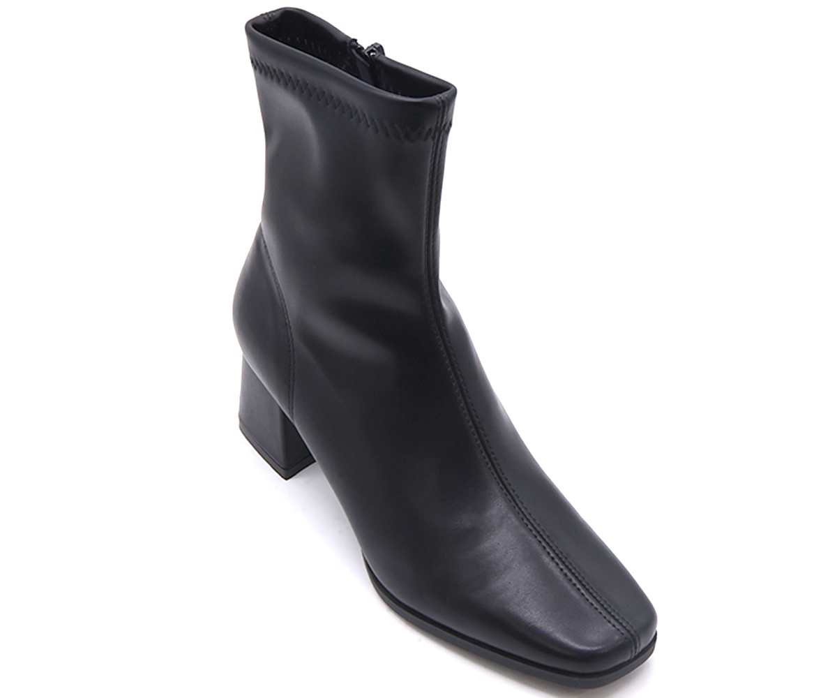 Black Stretch Booties