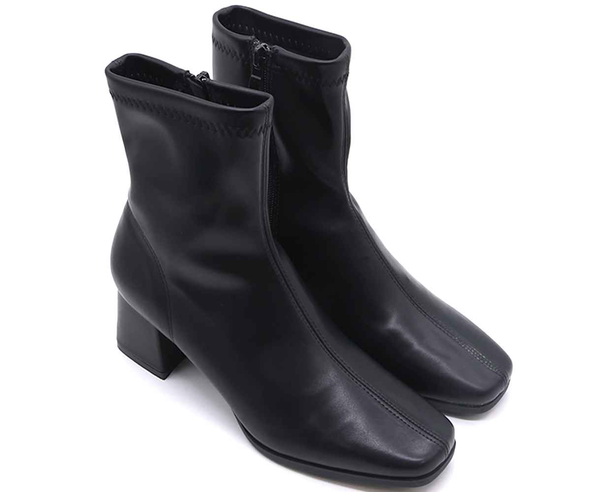 Black Stretch Booties
