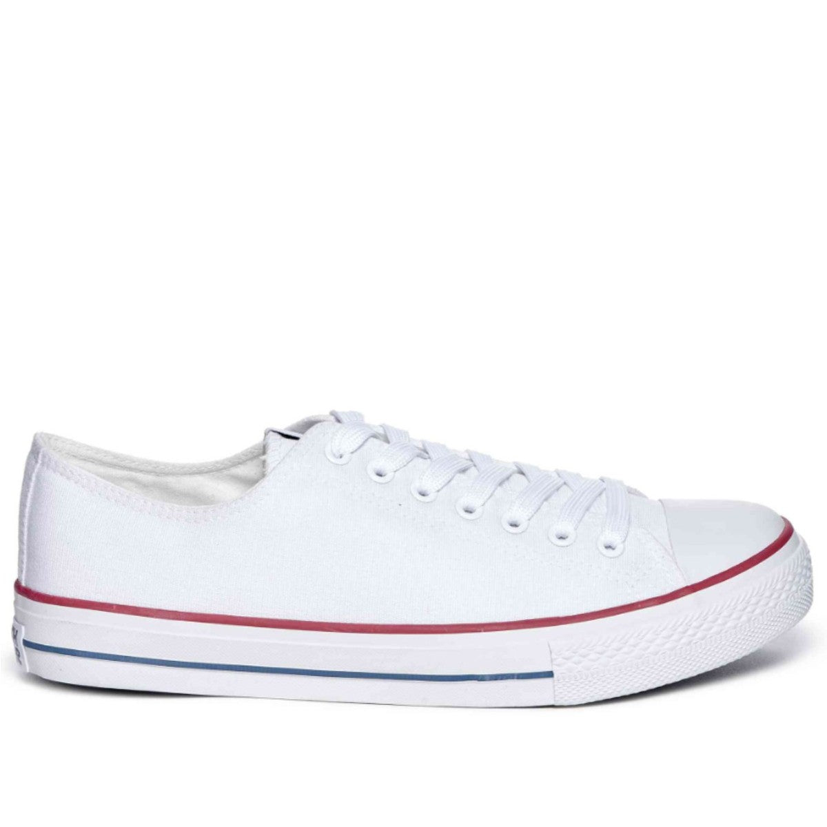 Classic White Canvas Sneaker