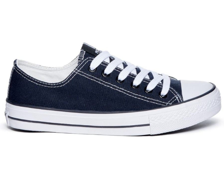 Classic Black Canvas Sneaker