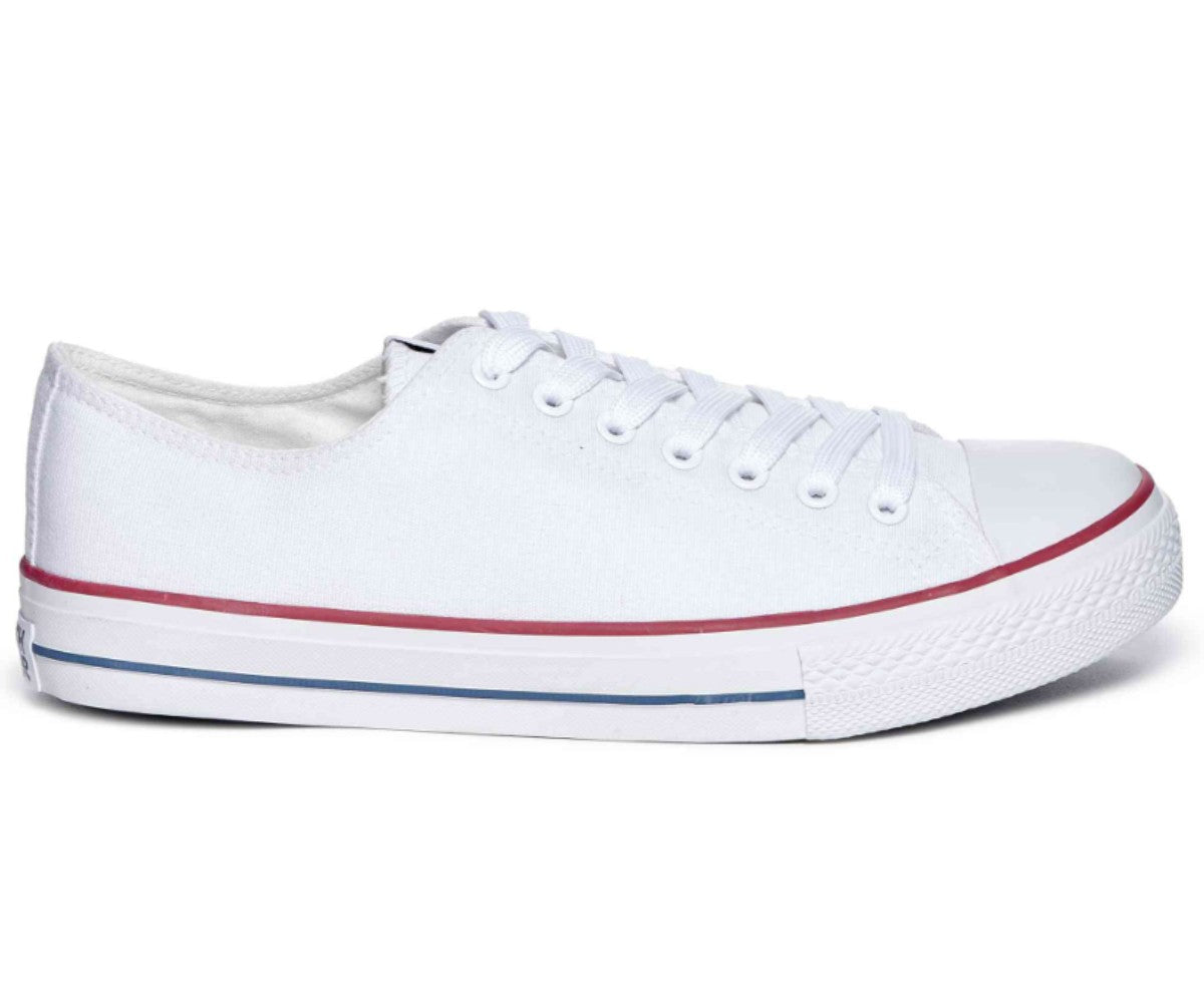 Classic White Canvas Sneaker