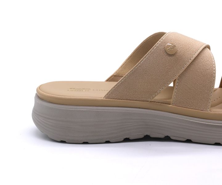 Comfit Elastic Fit Beige Slide