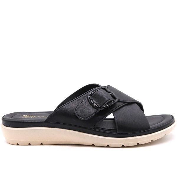 Comfit Criss Cross Contrast Slide