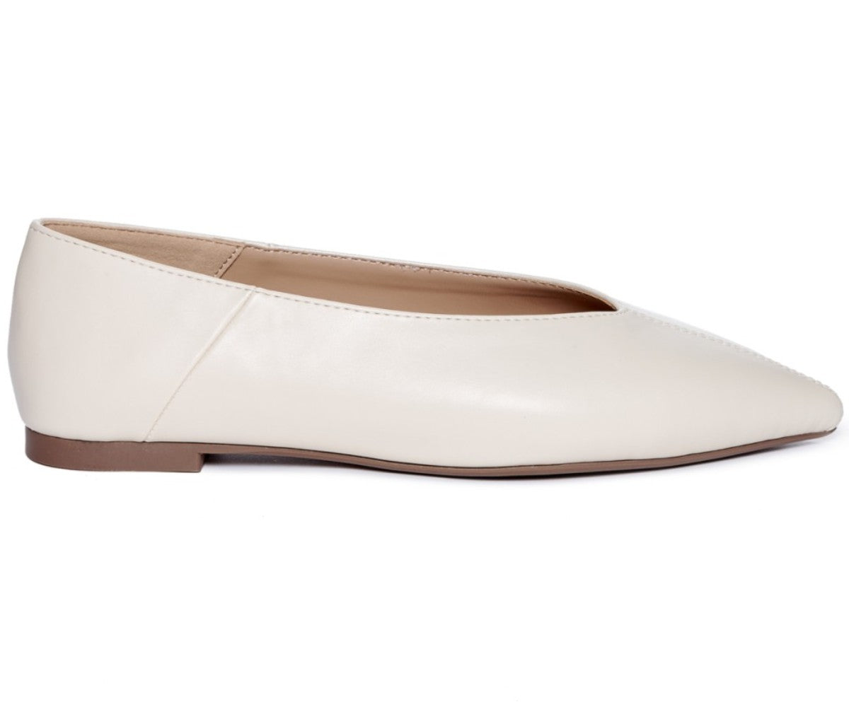 Off-White Sleek Point Flats