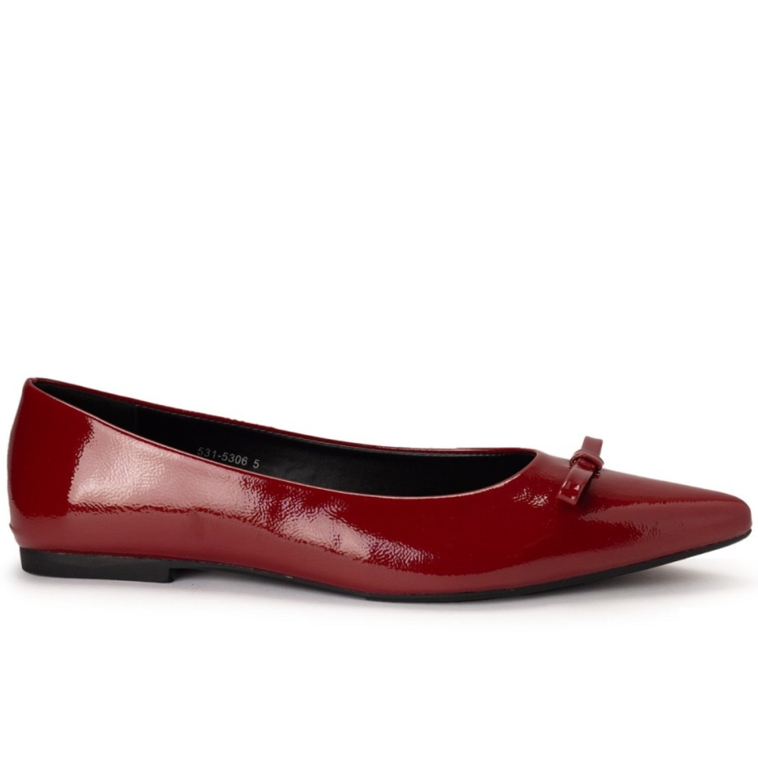 Red Pointy Bow Ballerina