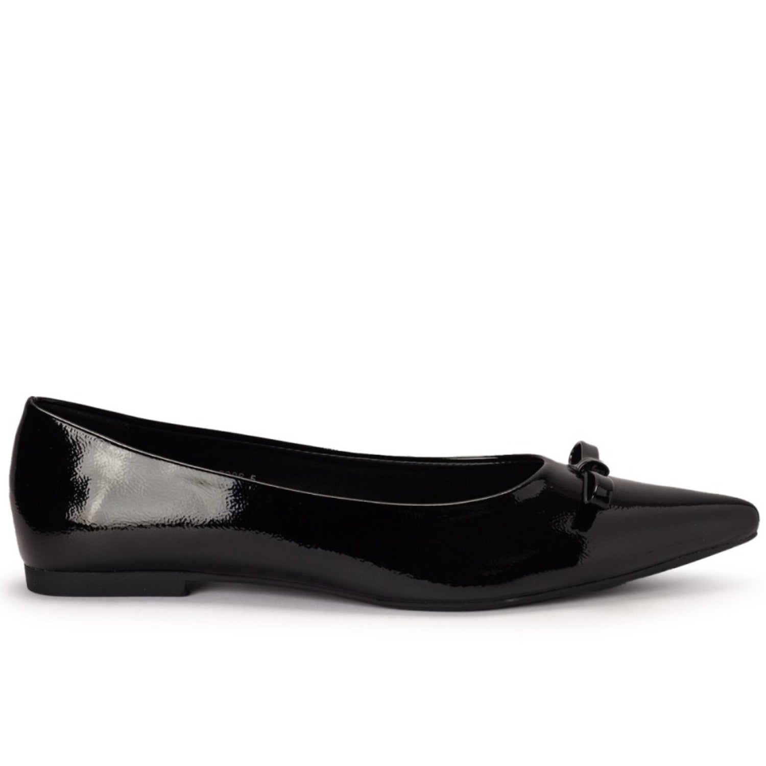 Black Pointy Bow Ballerina