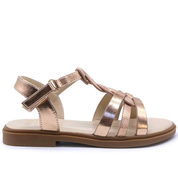 Bronze Braided Sandal