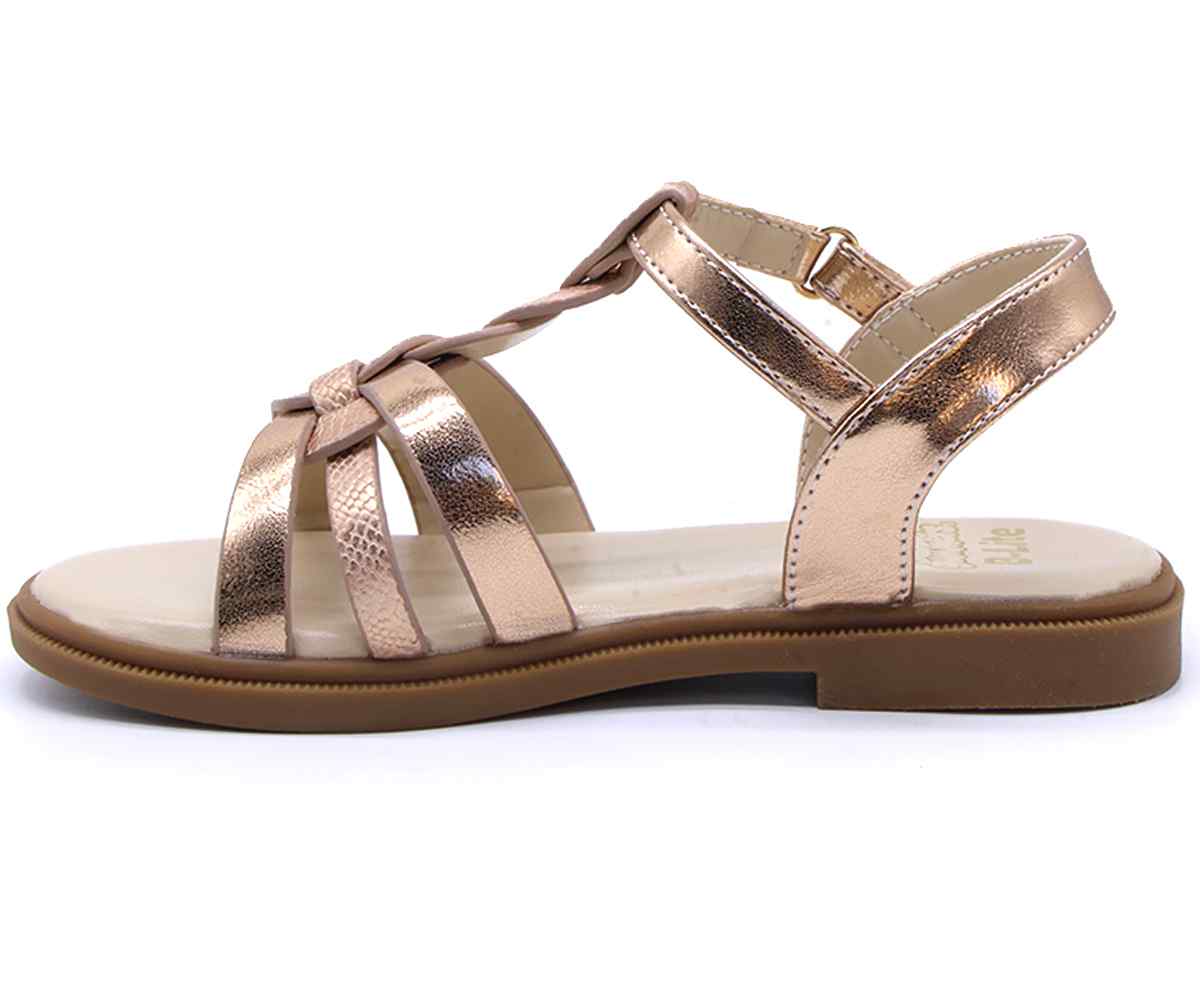 Bronze Braided Sandal