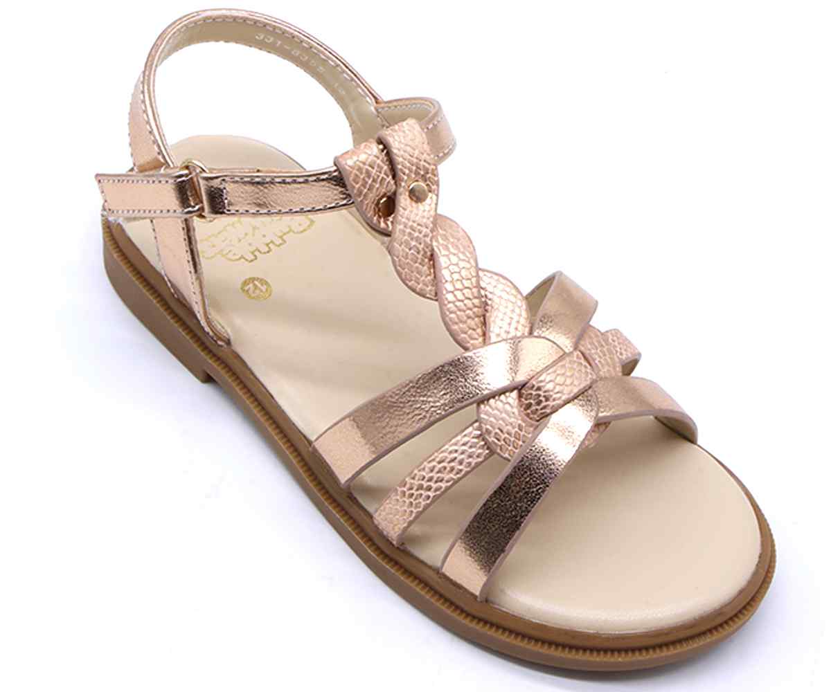 Bronze Braided Sandal