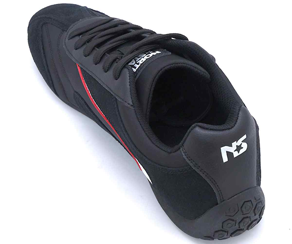 Black Retro Race Sneakers