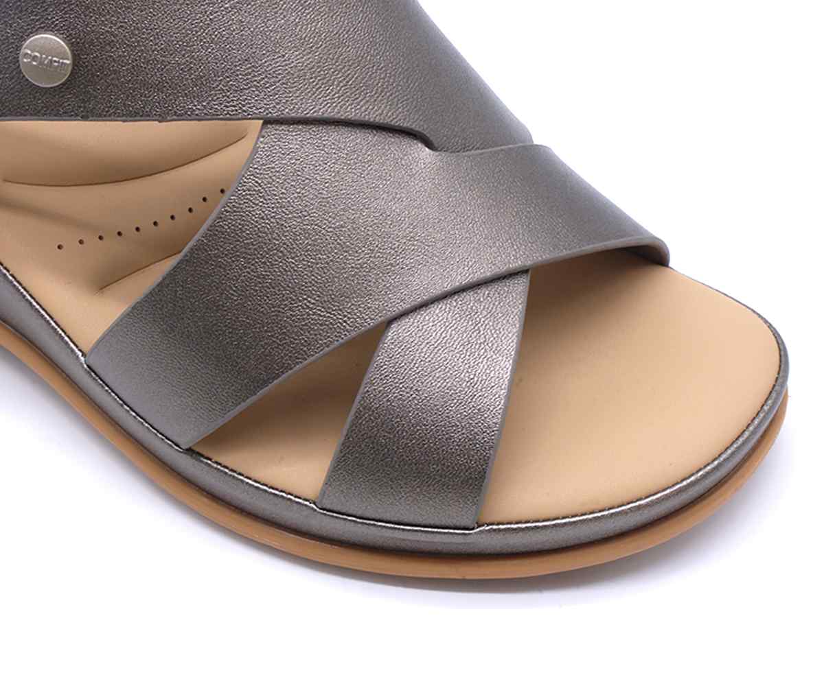 Comfit Soft-Fit Pewter Sandal