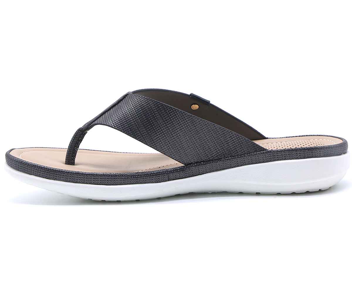 Comfit Black Thong Slide