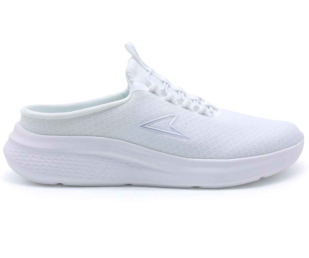 Power All White Clog Sneaker
