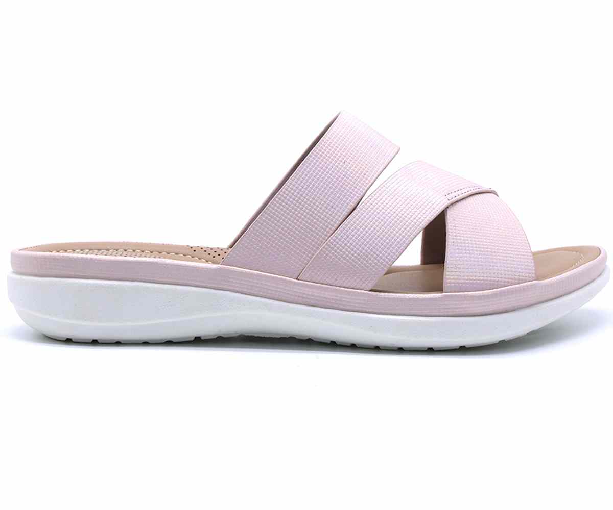 Comfit Strappy Pink Slide