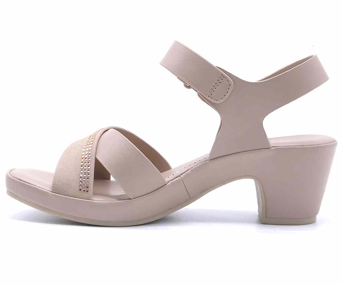 Comfit Beige Crossover Sandals