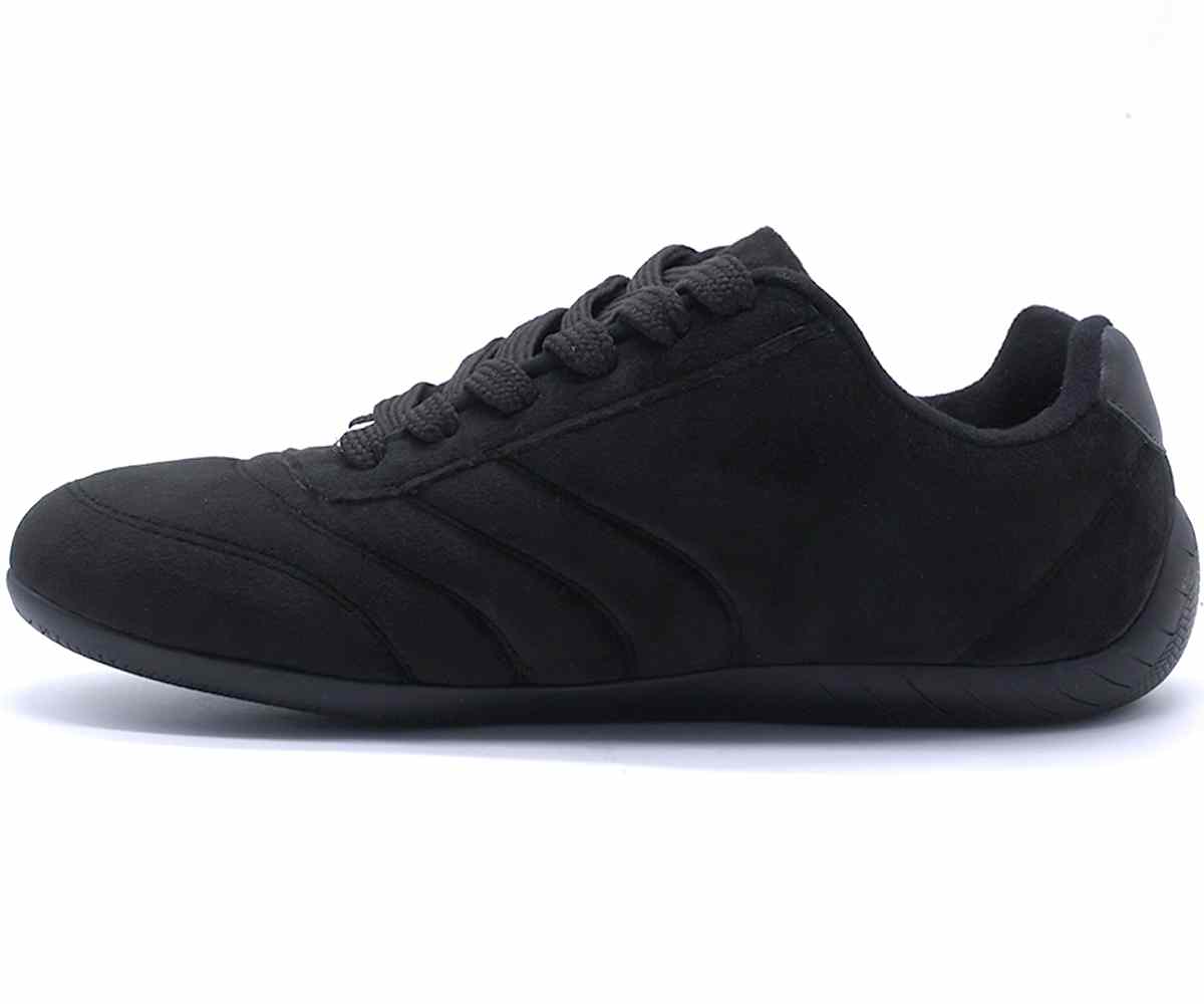 Br Black Suede Slim Trainers