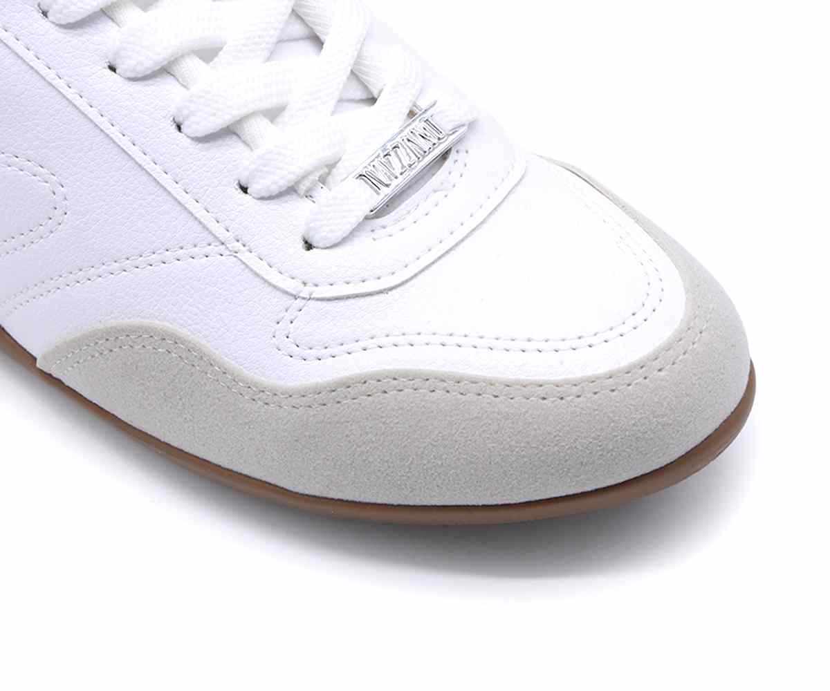 Br White Slim Gum Trainers
