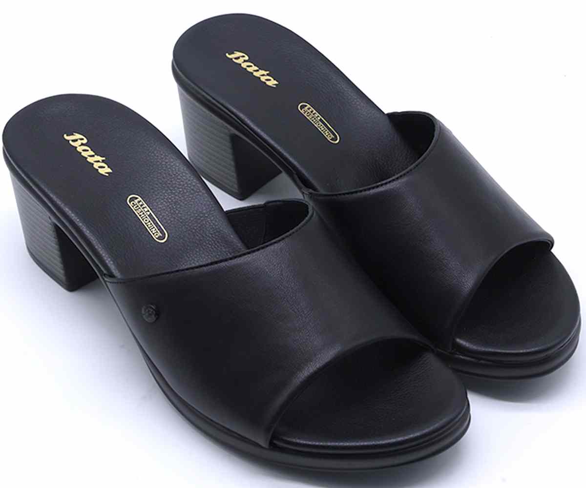 Comfit Black Block Mules