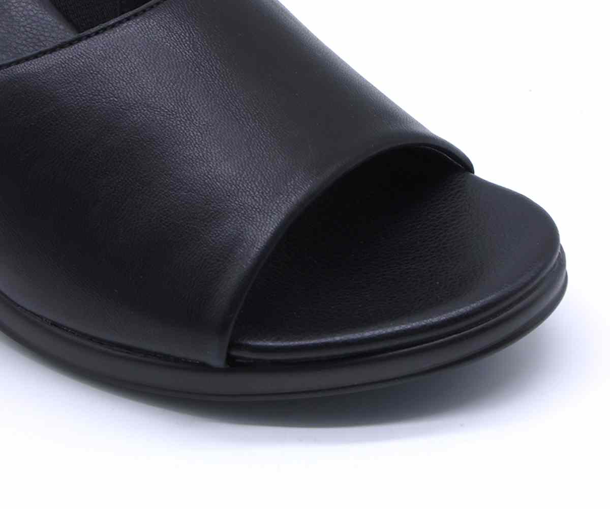 Comfit Black Block Mules