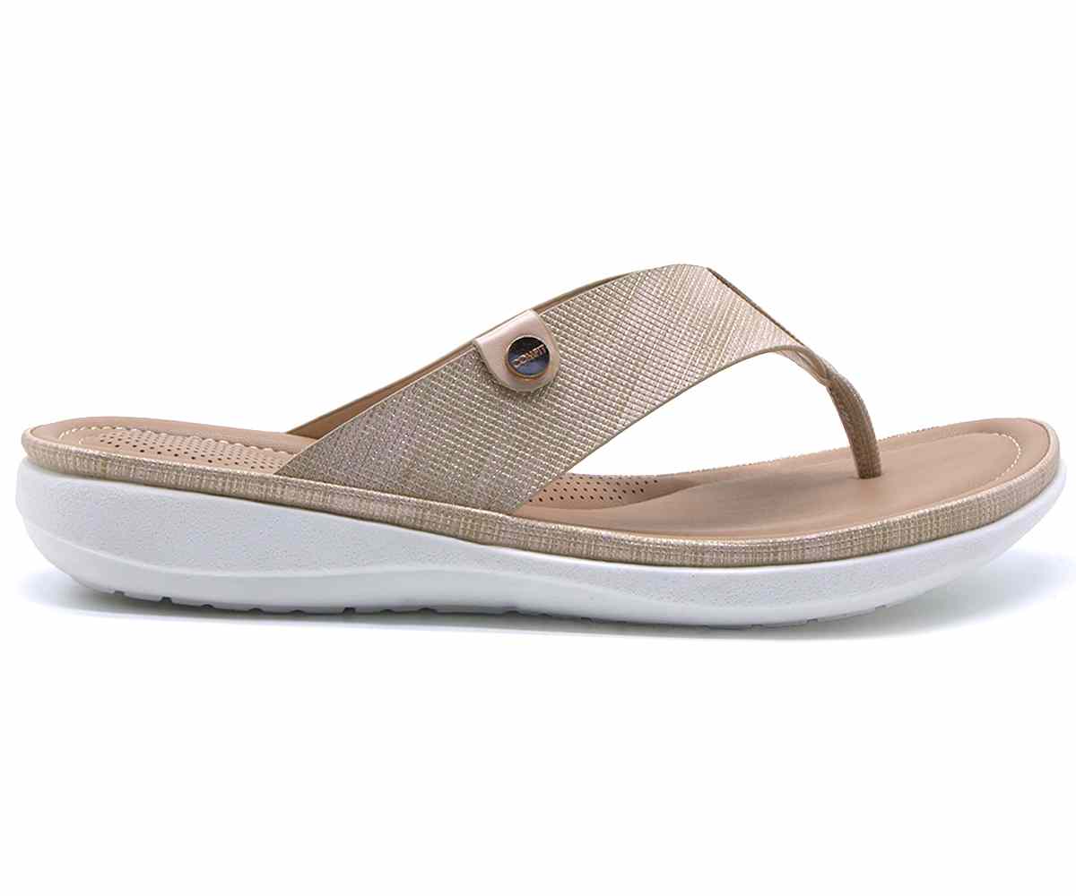 Comfit Gold Thong Slide