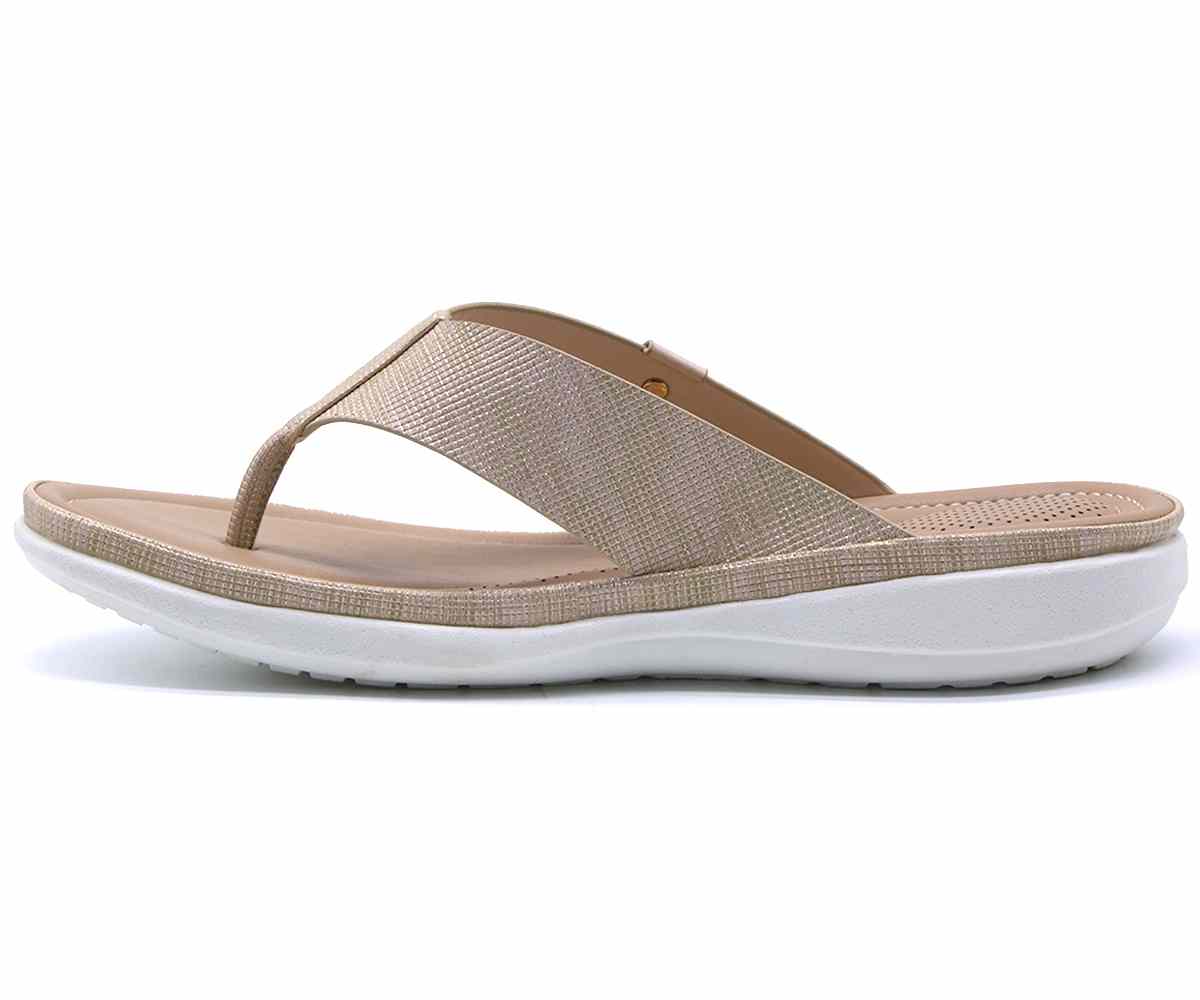 Comfit Gold Thong Slide