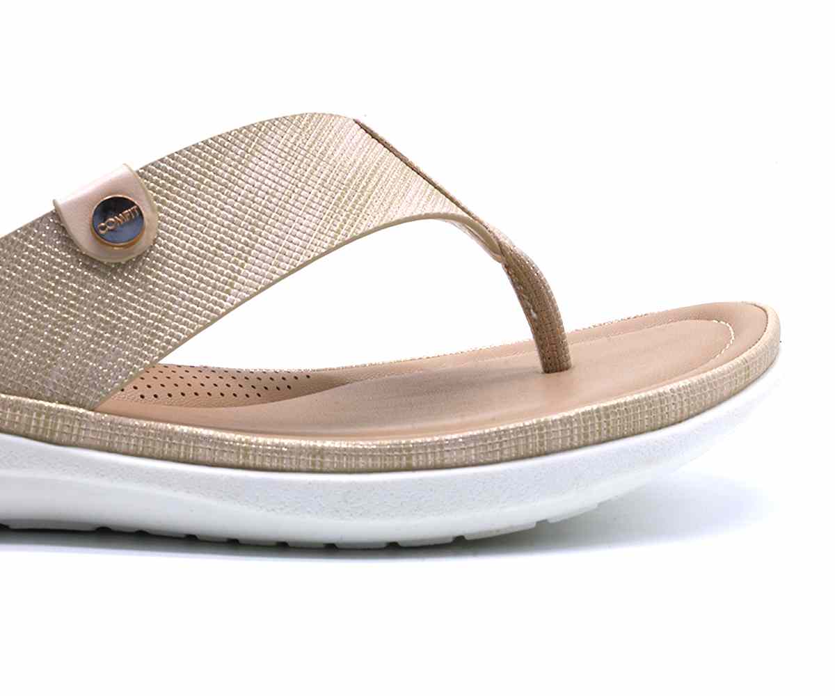Comfit Gold Thong Slide