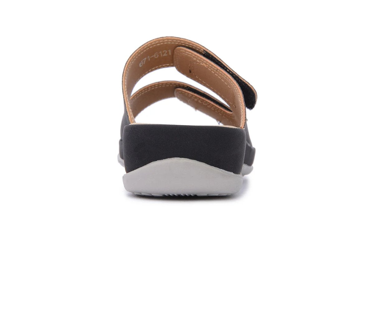 Comfit Black Velcro Slides