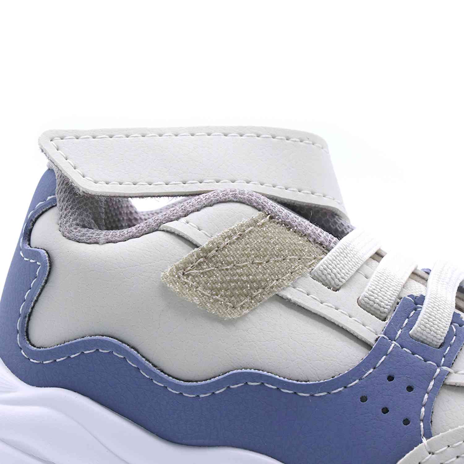 BR Baby Beige & Blue Trainers