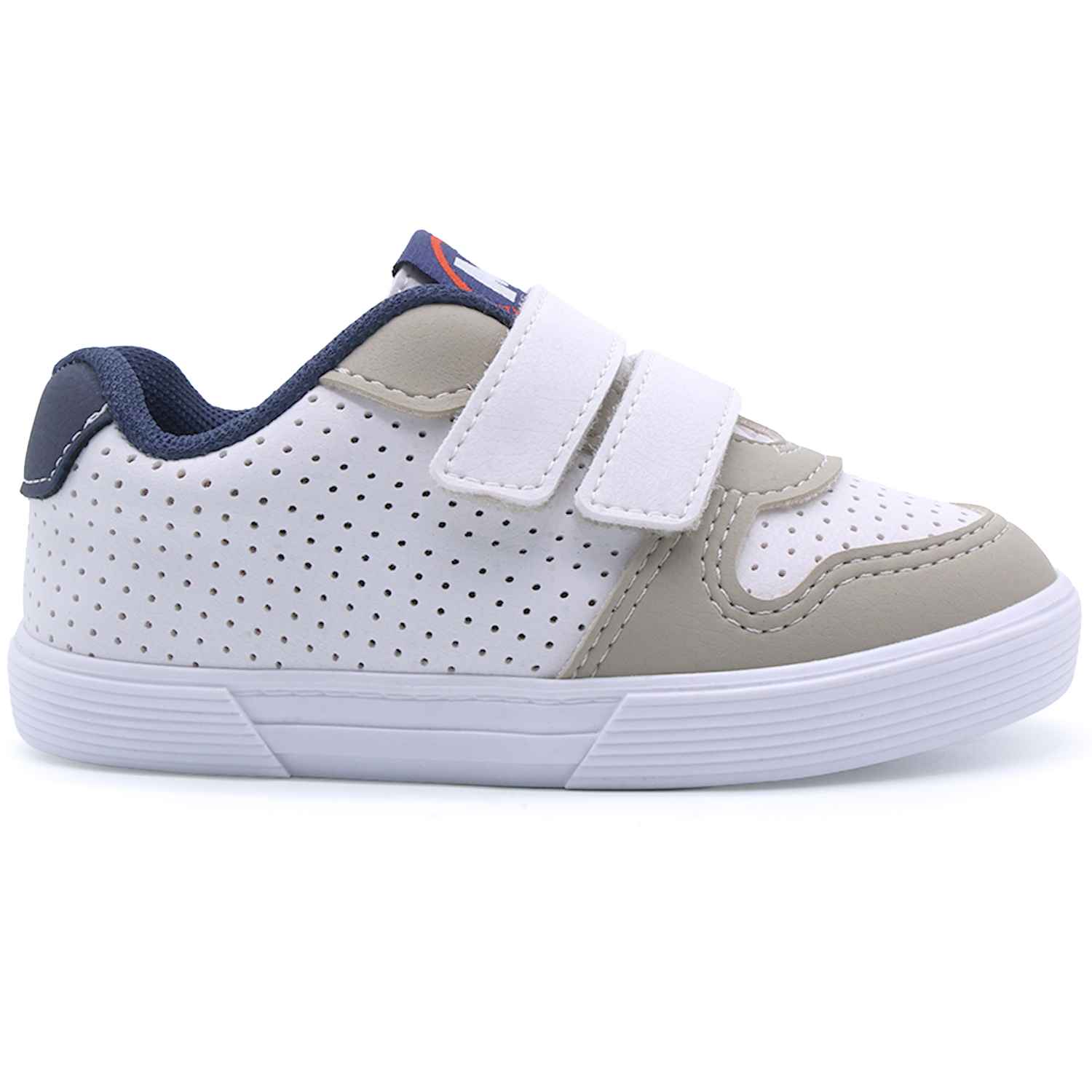 BR Baby White Velcro Trainers