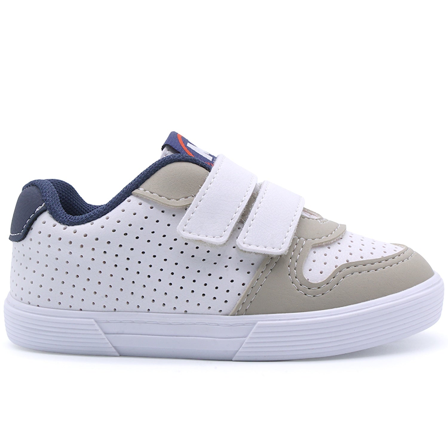 BR Baby White Velcro Trainers
