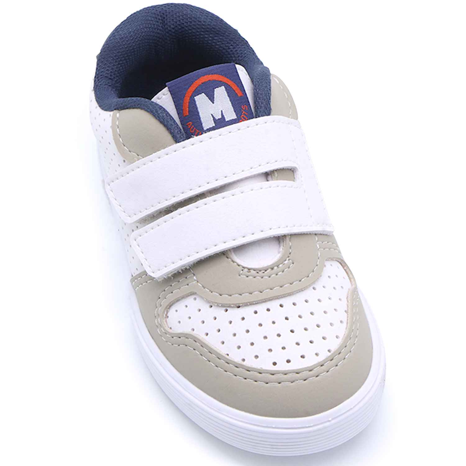 BR Baby White Velcro Trainers