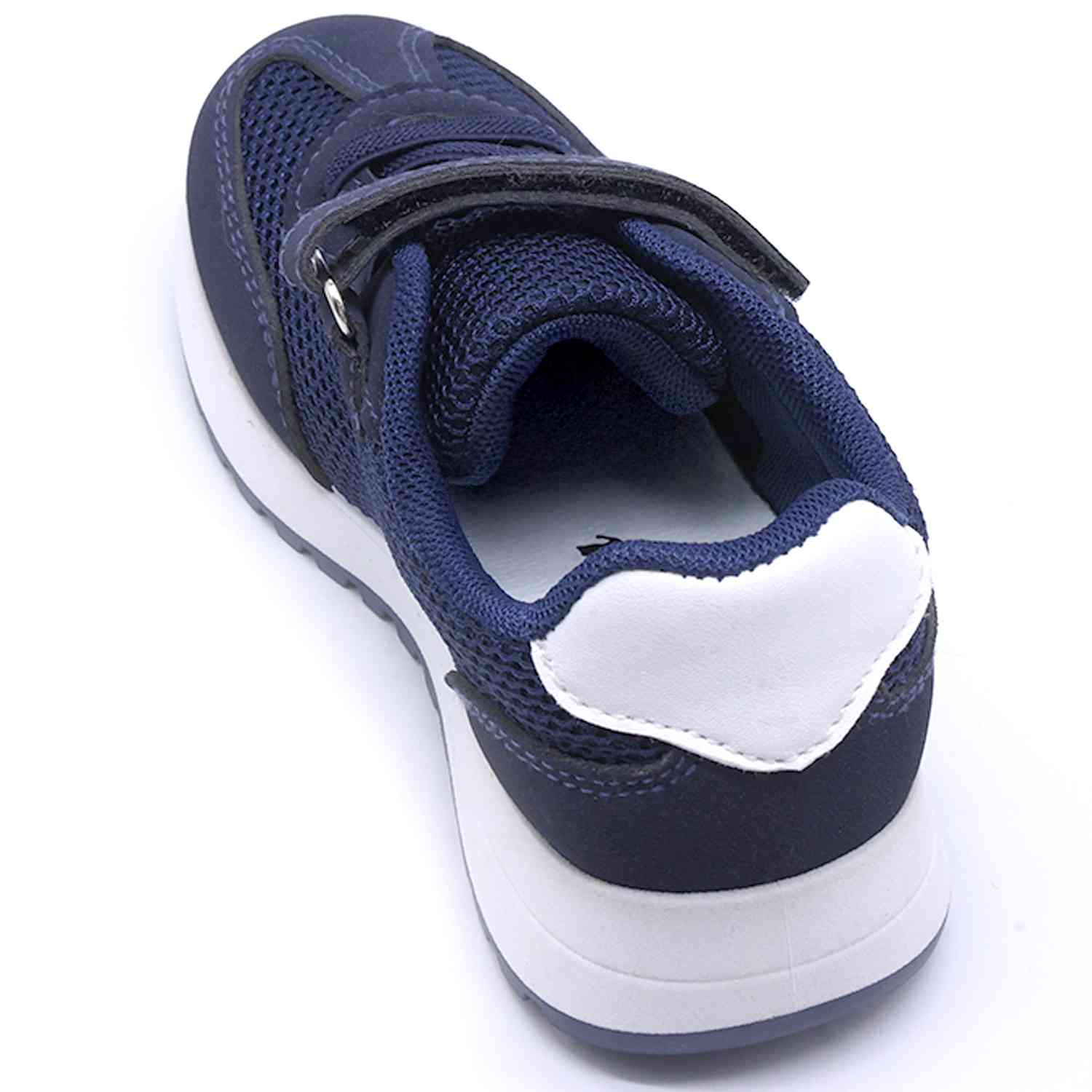 Baby Navy & White Trainers