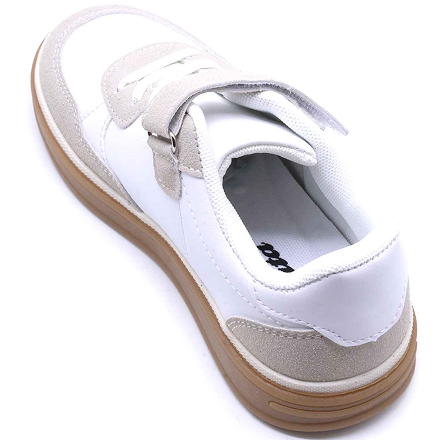 Kids White Gum Trainers