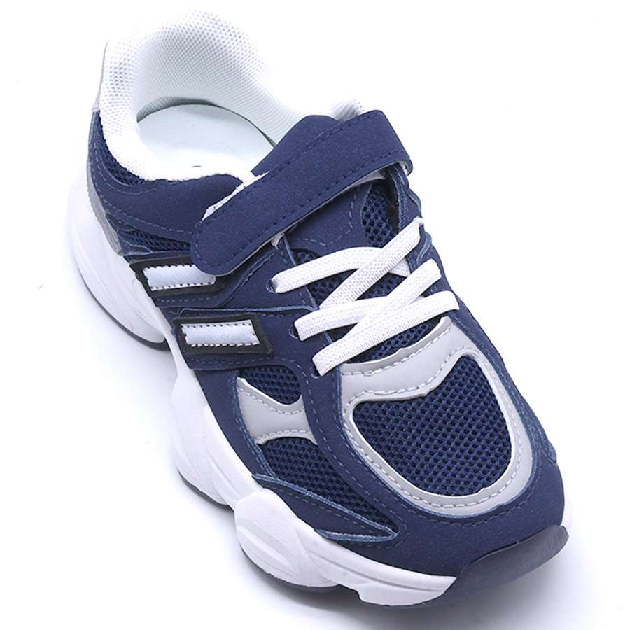 Kids Chunky Navy Trainers