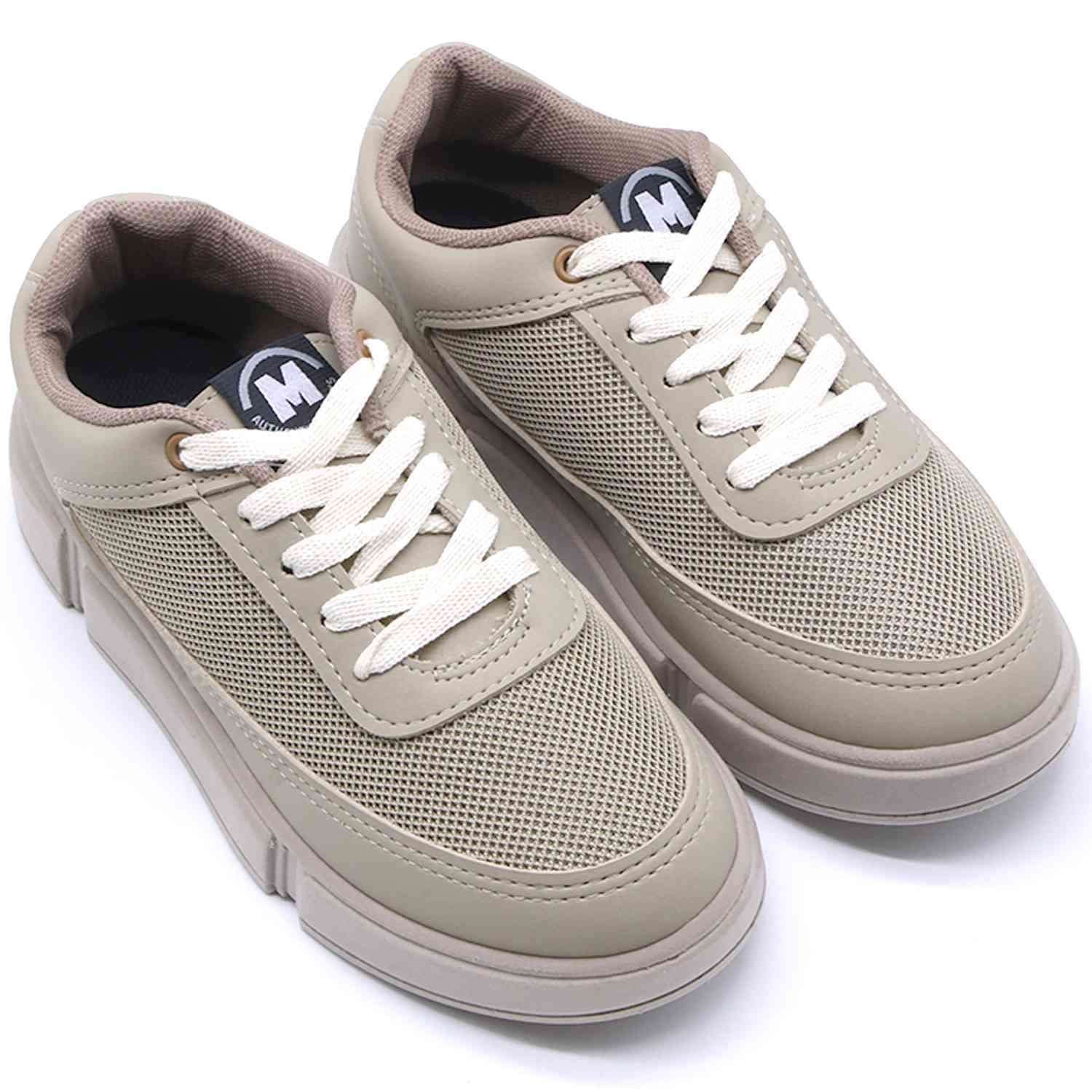 BR Khaki Mesh Trainers