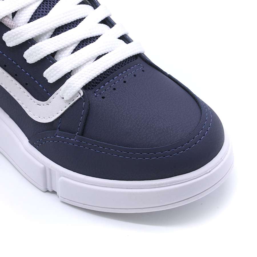 BR Navy Contrast Trainers
