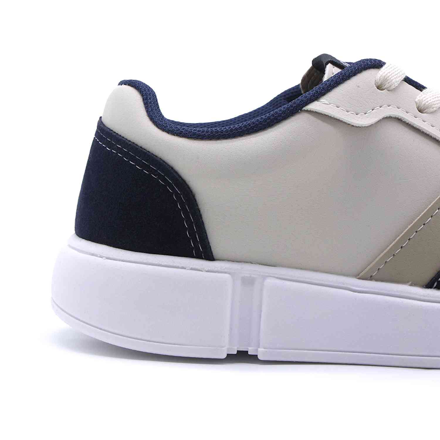 BR Beige & Navy Trainers